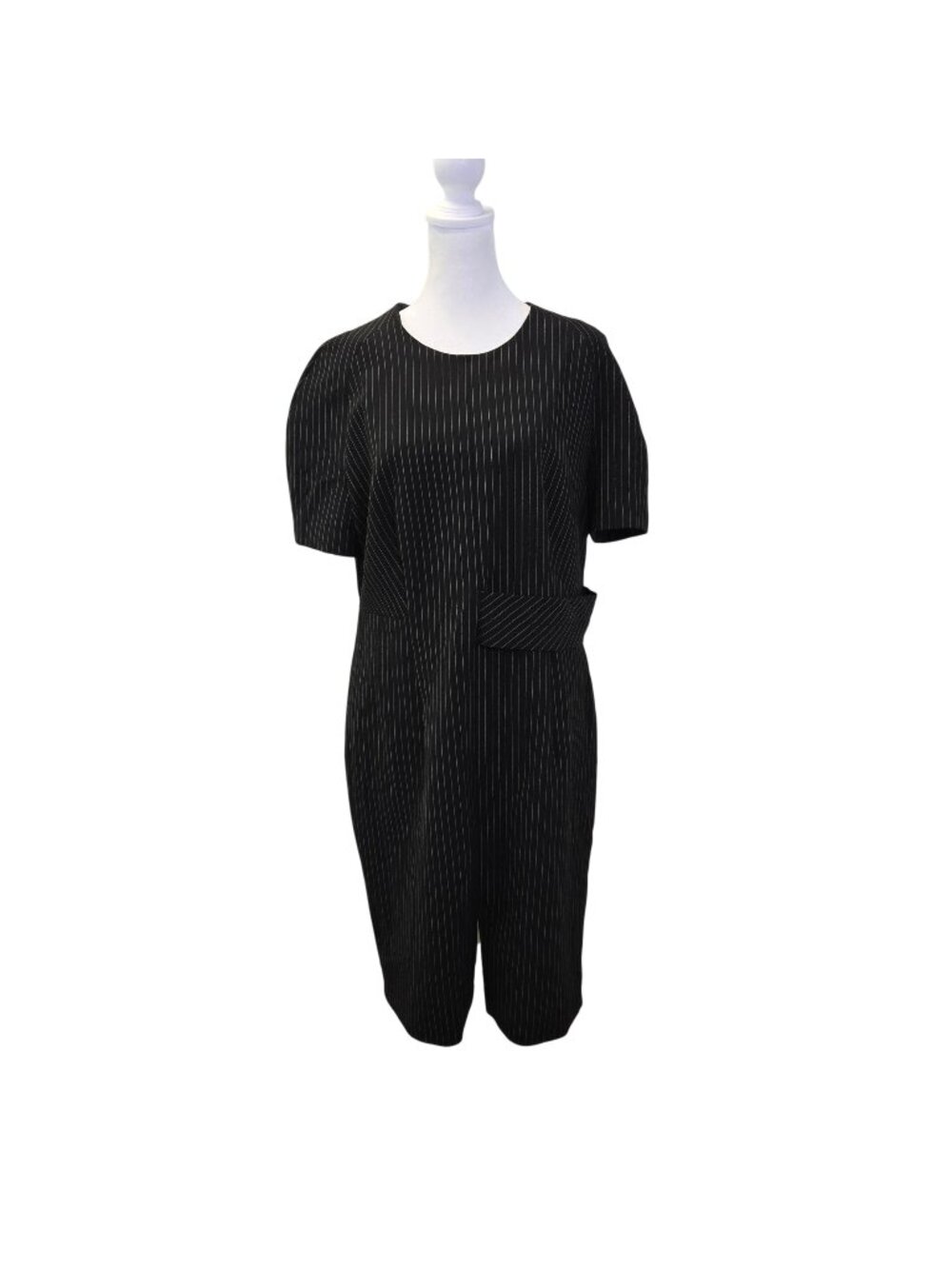 BOSS Hugo Boss Dedori Pinstripe Ponte Sheath Dress Size 12